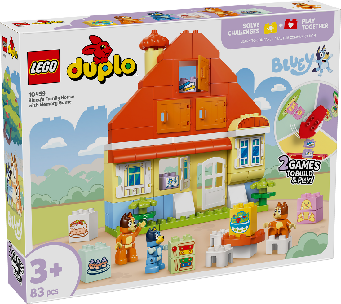 10459 Bluey's Family House with Memory Game