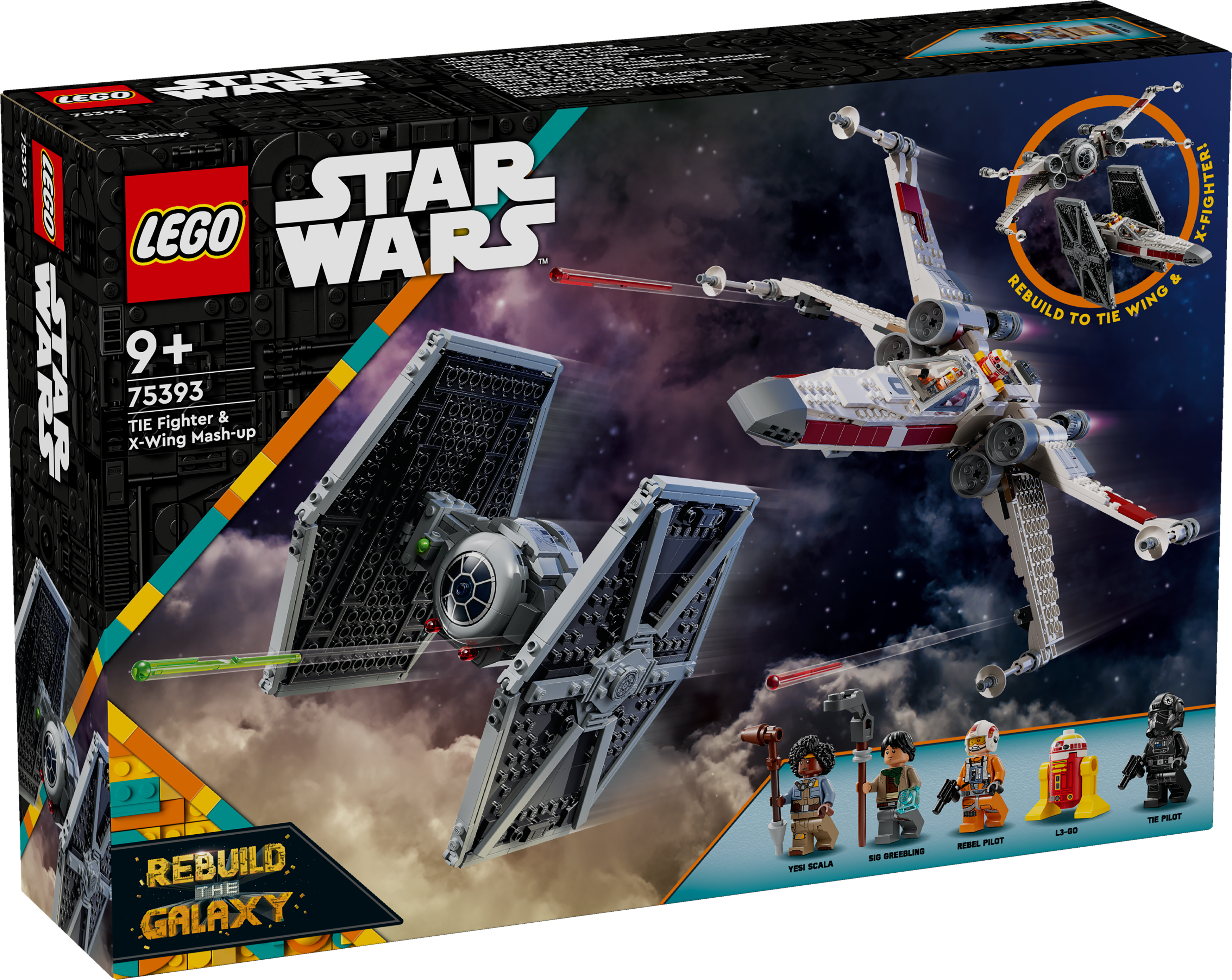 LEGO® Star Wars 75393 Mashup aus TIE Fighter & X-Wing