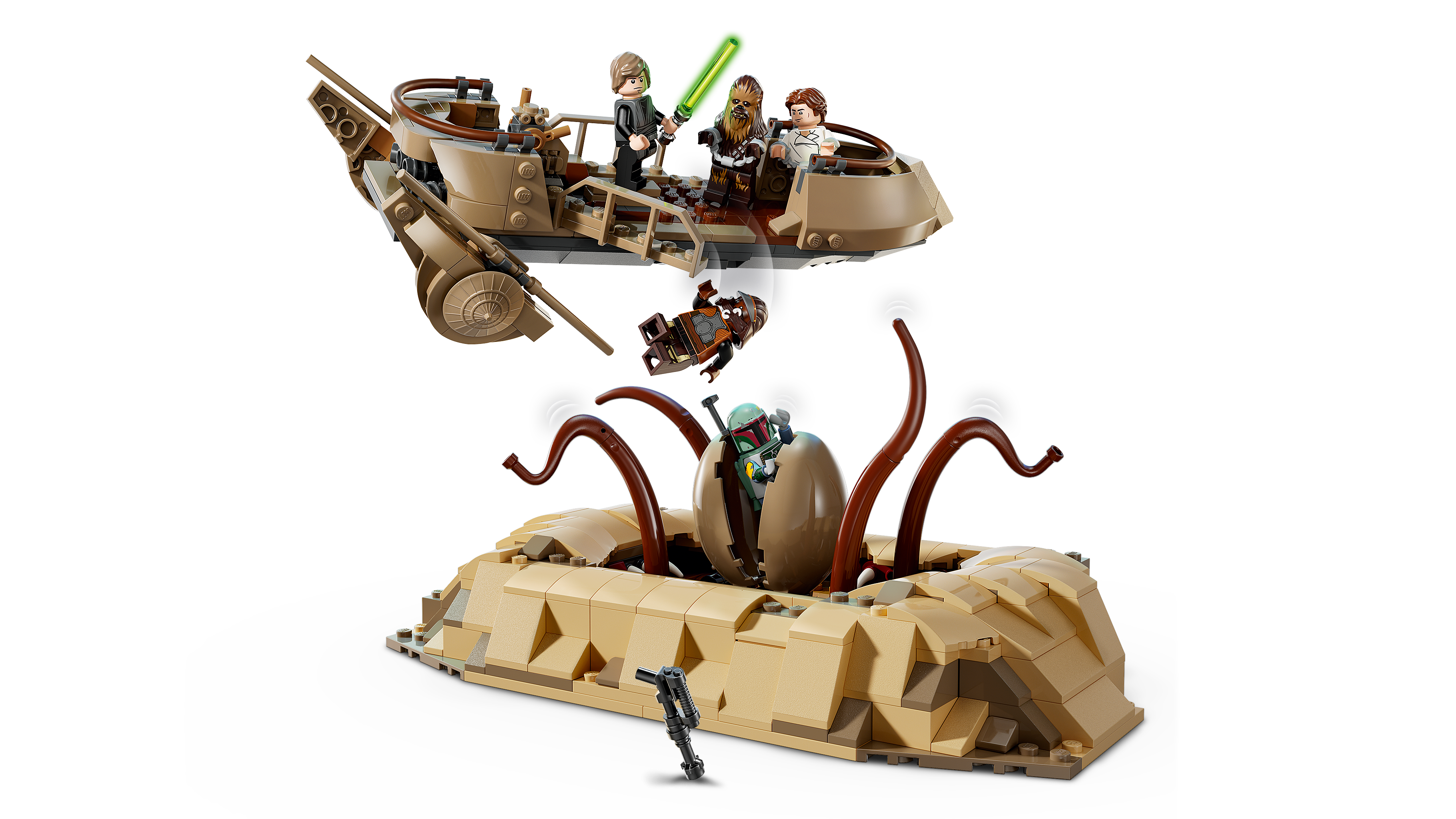 LEGO® Star Wars 75396 Wüsten-Skiff und Sarlacc-Grube